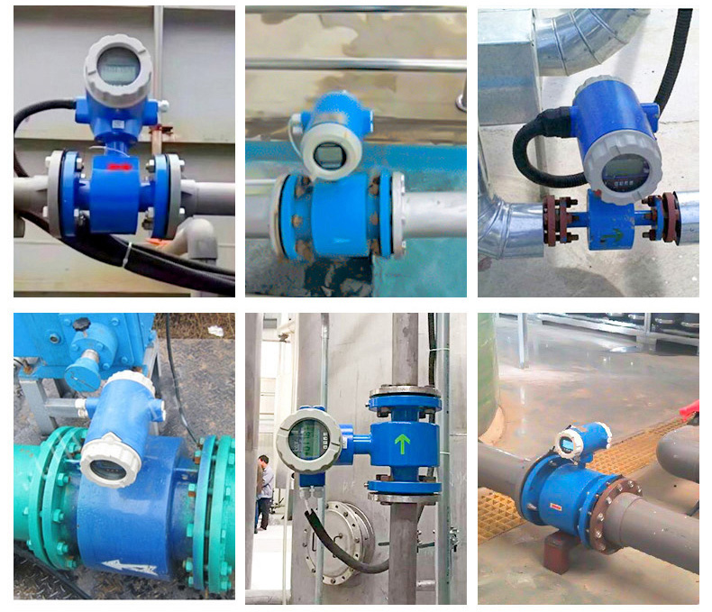 dn200污水流量計現(xiàn)場安裝使用圖